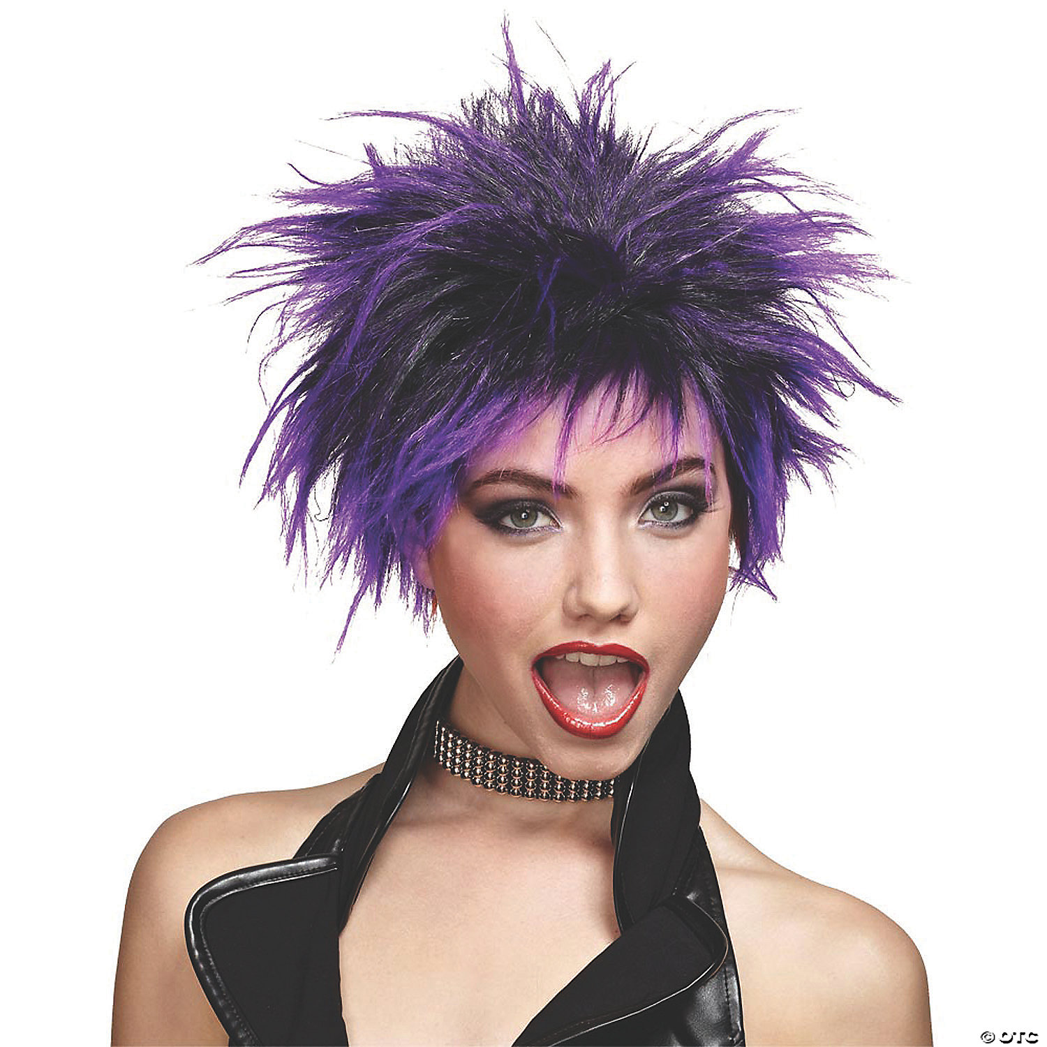 Purple Punk Rock Wig