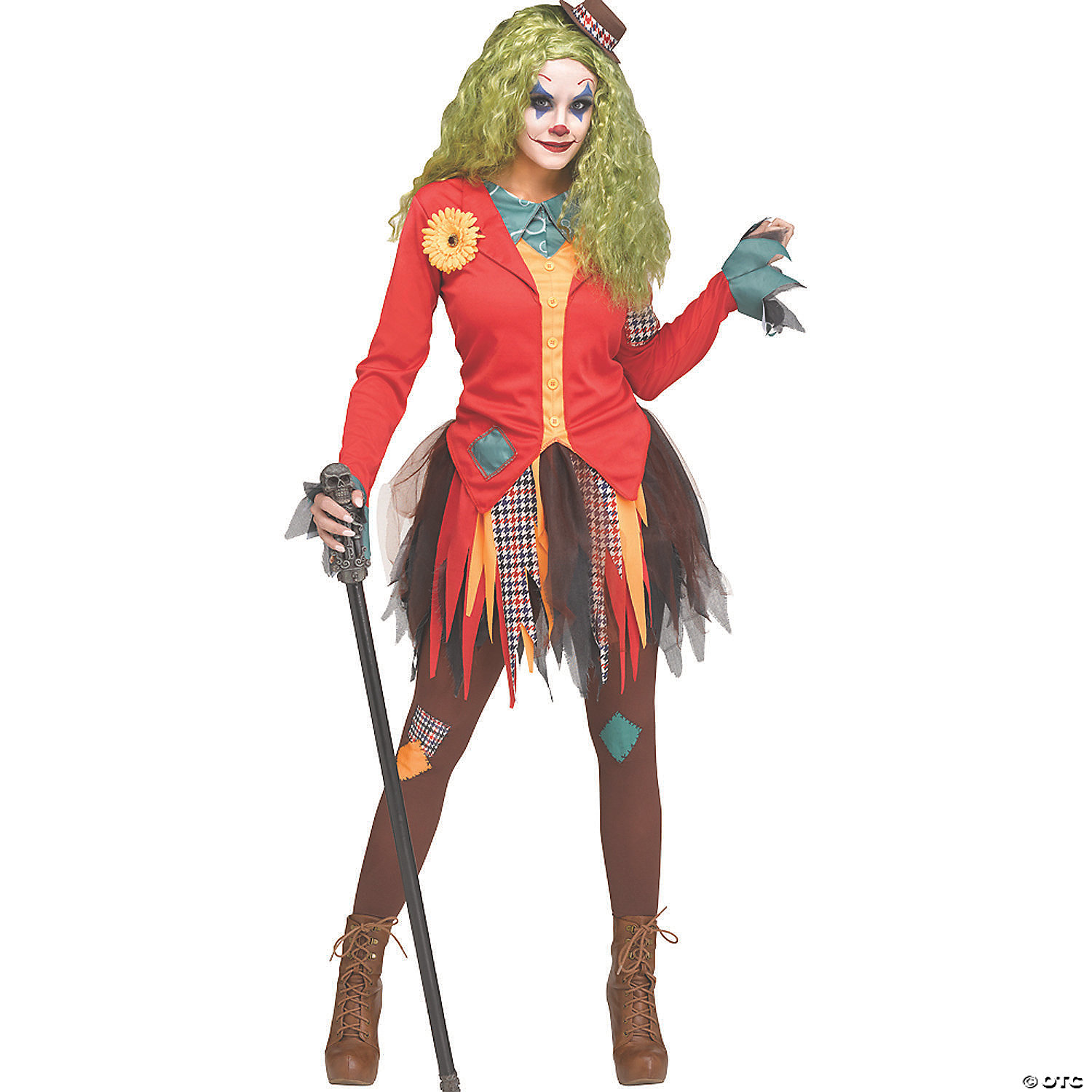 Rowdy Clown Ad Costume - CostumePub.com