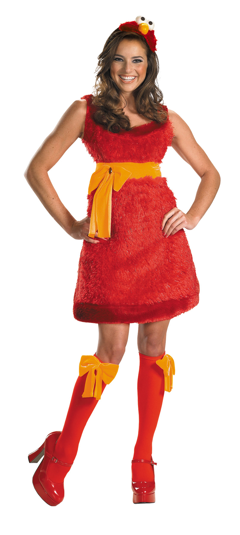 Women's Elmo Costume - CostumePub.com