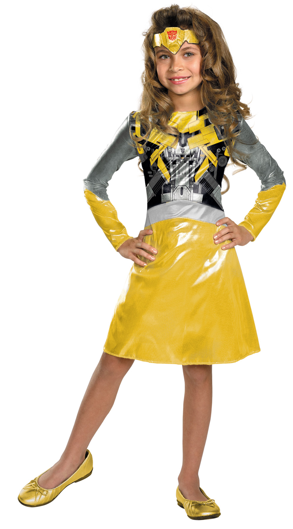 Girls Transformers Bumblebee Costume 