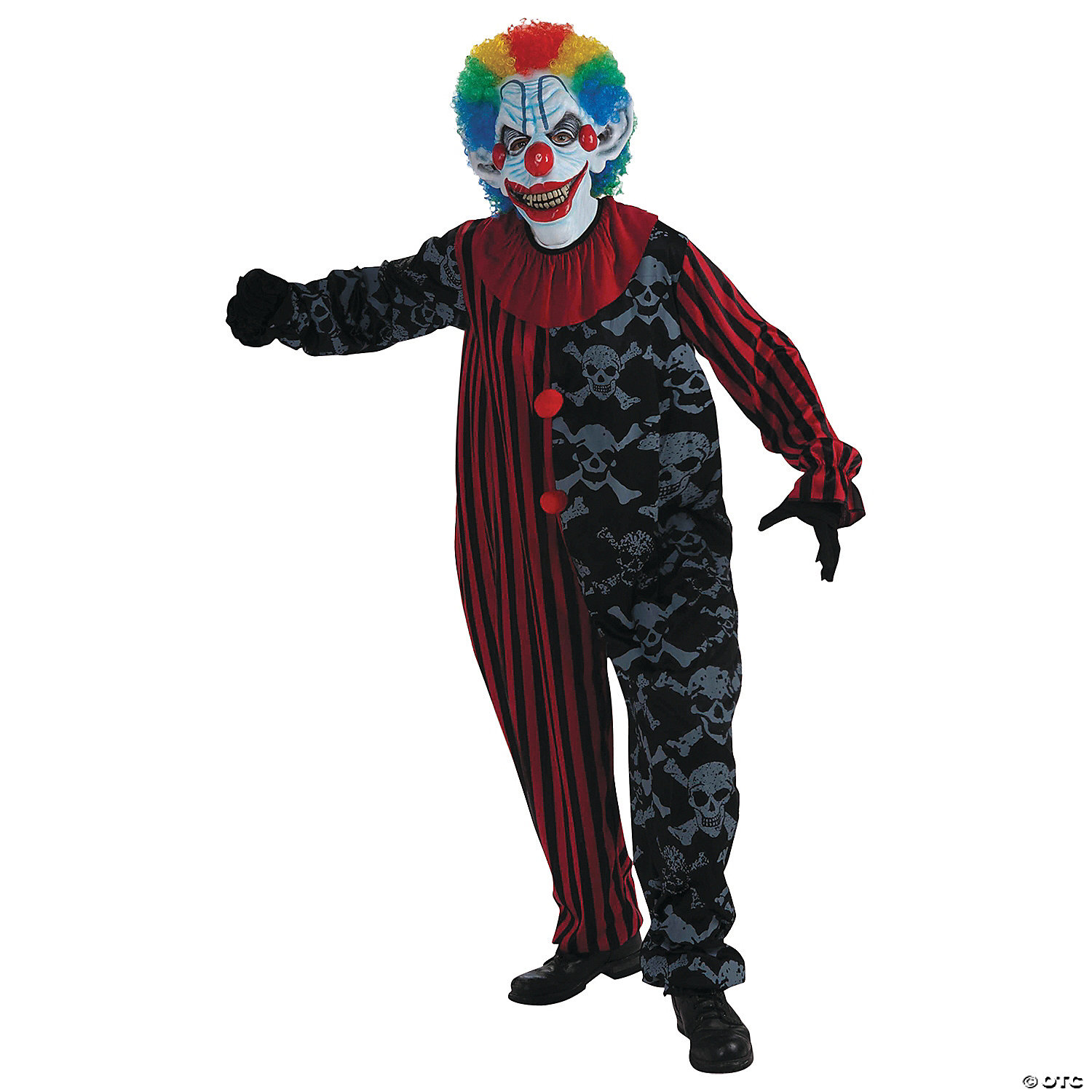 Men's Creepy Clown Costume - CostumePub.com