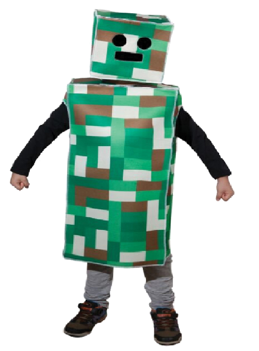 Pixel Monster Child Med Costume - CostumePub.com