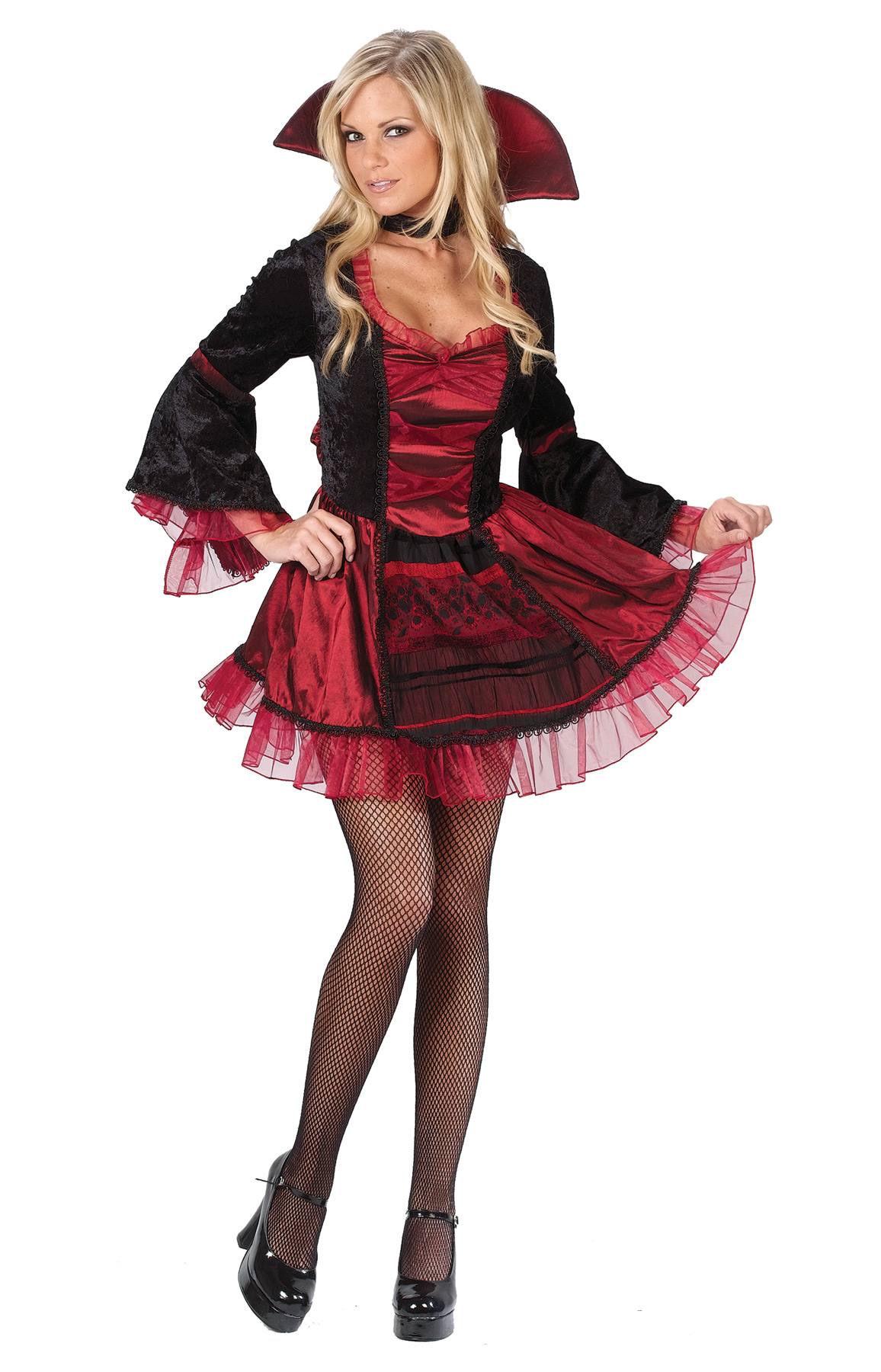 Womens Sassy Victorian Vampiress Costume