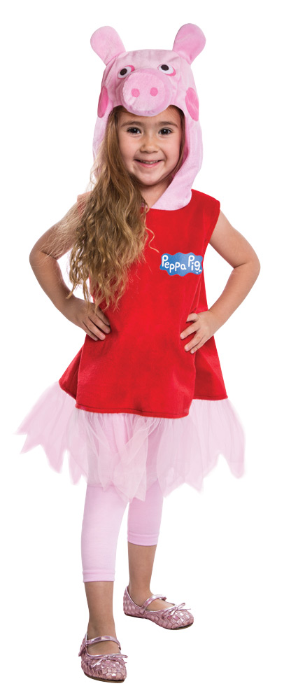 Peppa Pig Dress Deluxe 2T - CostumePub.com