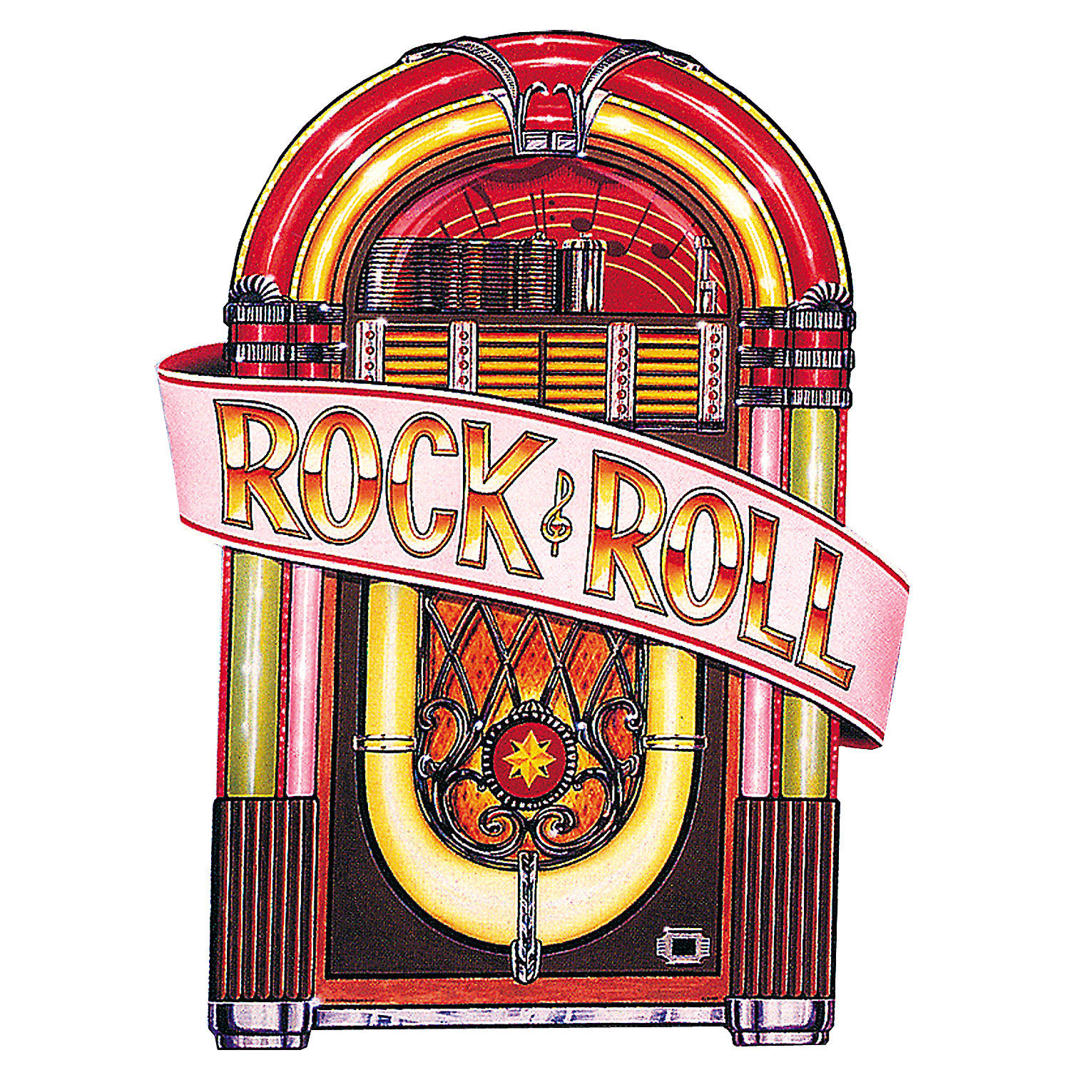 1950s jukebox clipart