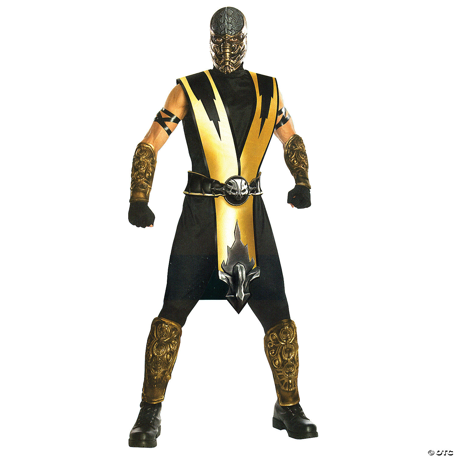 Men's Mortal Kombat Scorpion Costume - CostumePub.com