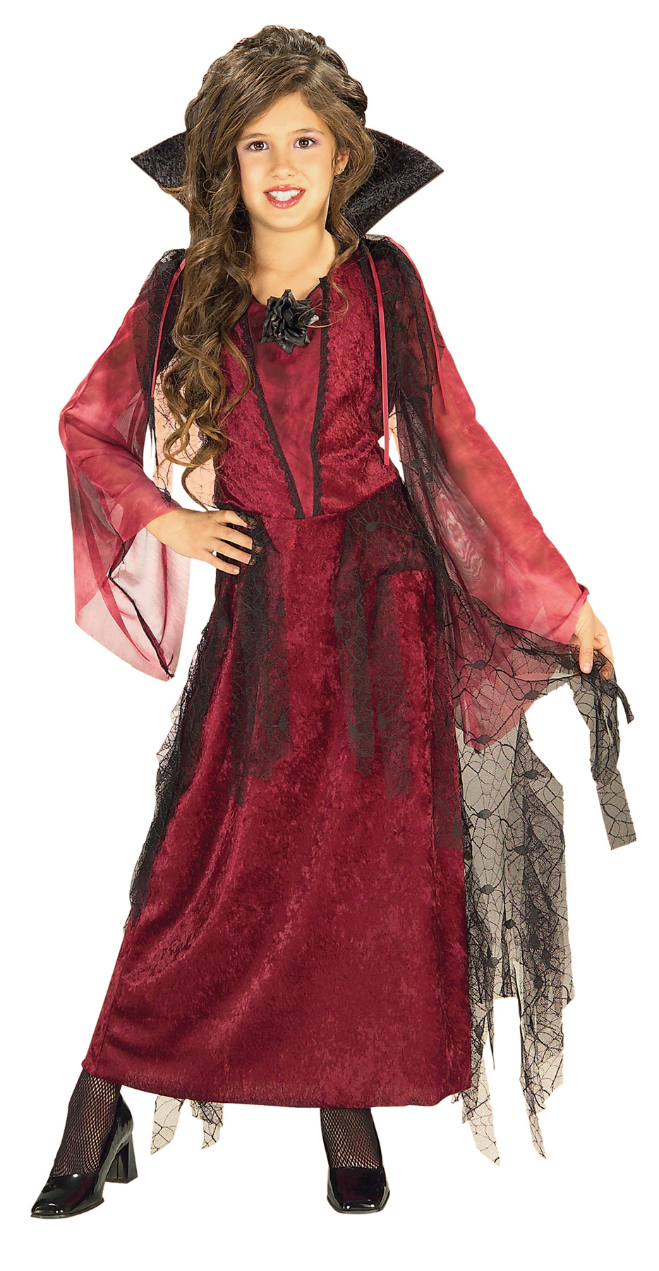 Girl's Gothic Vampire Costume - CostumePub.com