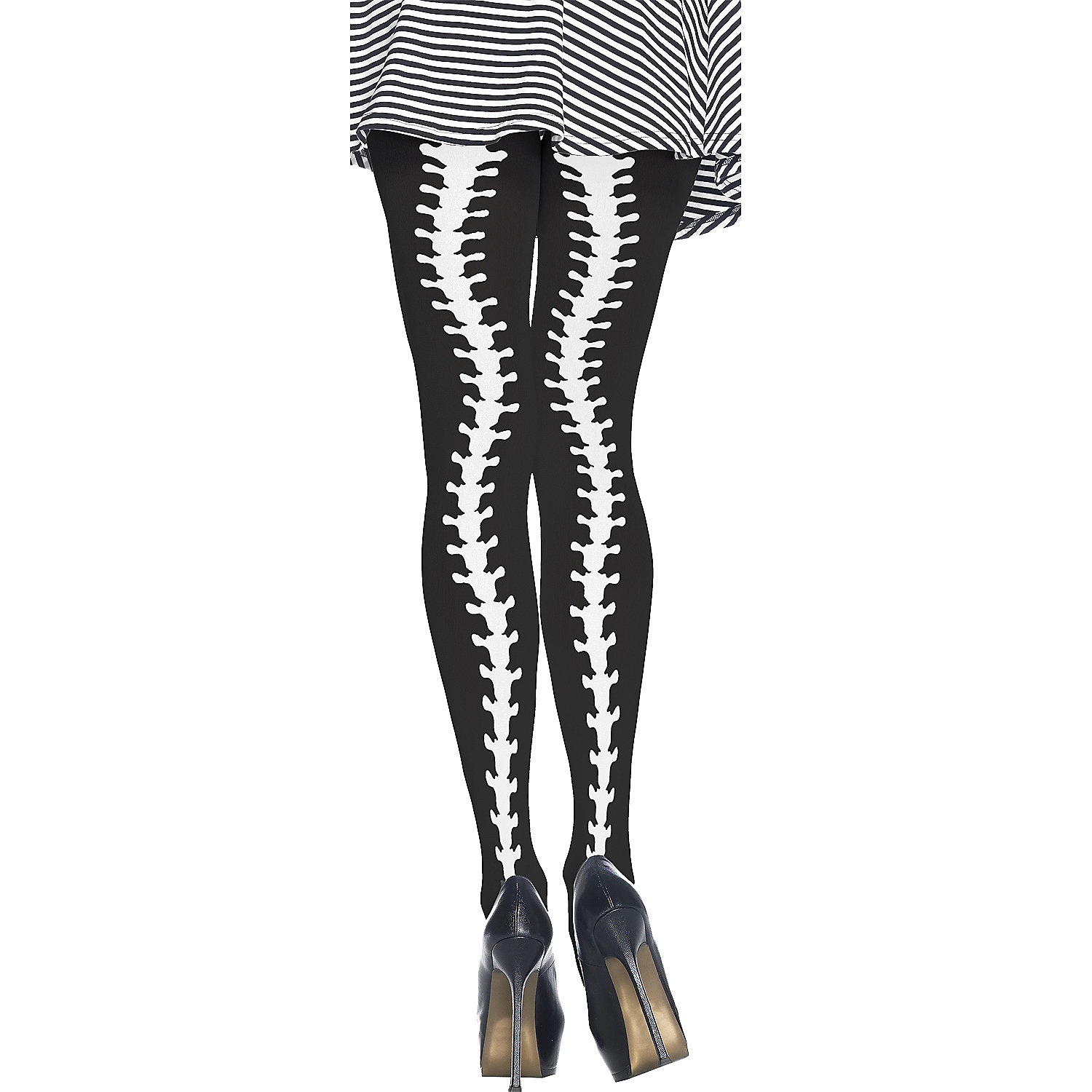 Spinal Column Tights - CostumePub.com