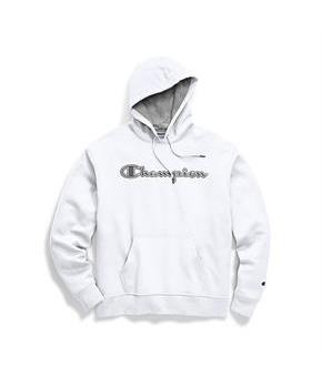 white champion hoodie men's medium