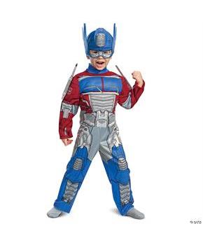 Toddler Transformers Optimus Prime Eg Muscle Costume