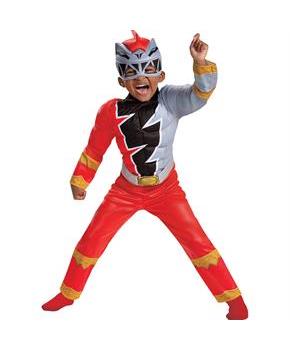 Boy's Red Ranger Dino Fury Costume