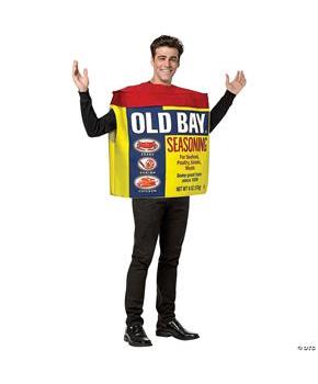 Adult's Old Bay Seasoning Can Costume