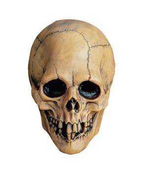 Adults Mabry Monsters Aged Voodoo Skull Overhead Vinyl Mask