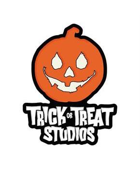 1 1/2" Trick or Treat Studio Logo Glow-in-the-Dark Full-Color Enamel Pin