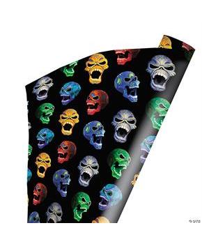 Wrapped in Terror Iron Maiden Nights of the Dead Wrapping Paper 96" x 30"