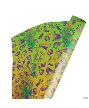Wrapped in Terror Goosebumps Splatter Wrapping Paper 96" x 30"