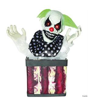 Horror Clown In Box Animatronic - CostumePub.com