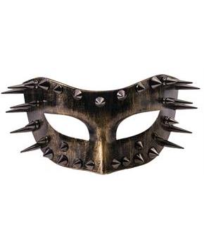 Adult Gold Spiked Steampunk Mask