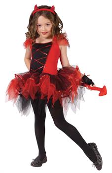 Girl's Devilina Costume - CostumePub.com