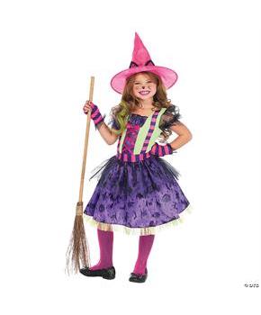 Girl's Kitty Cat Witch Costume - CostumePub.com