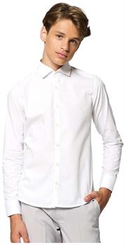 OppoSuits Teen Boys' Shirts SHIRT LS White Knight Teen Boys