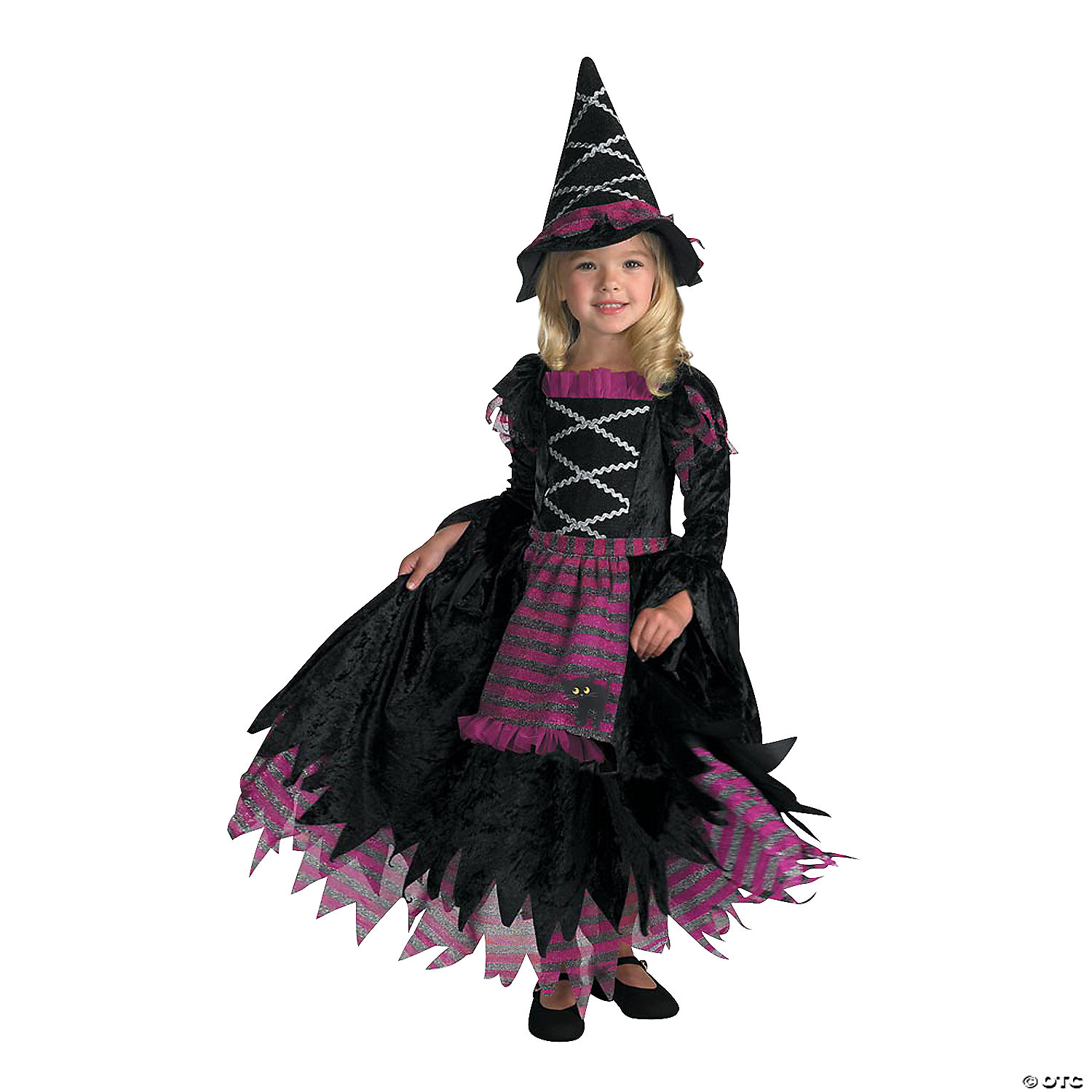 Костюм ведьмочки для девочки на Хэллоуин