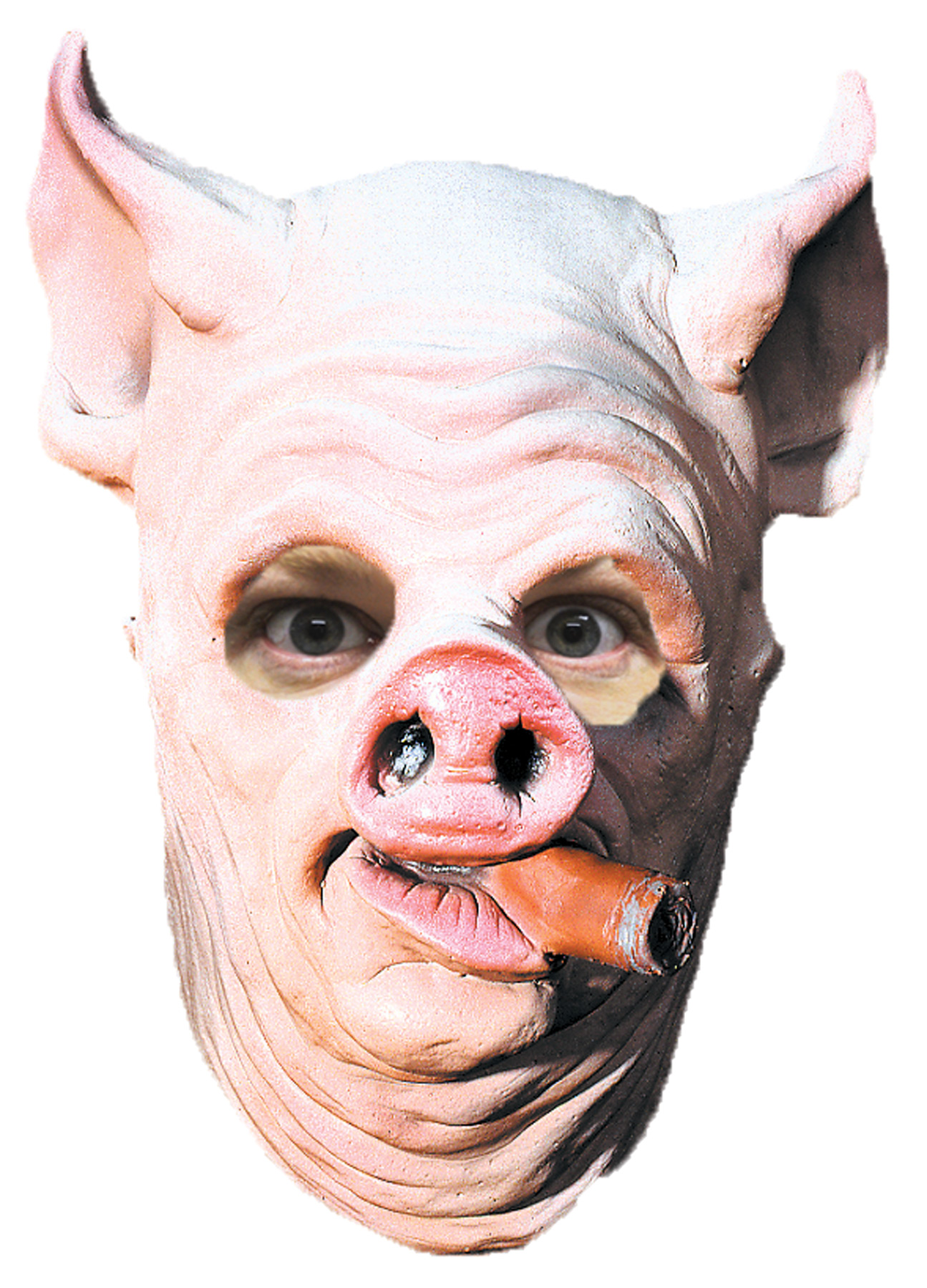 Латексная маска свиньи