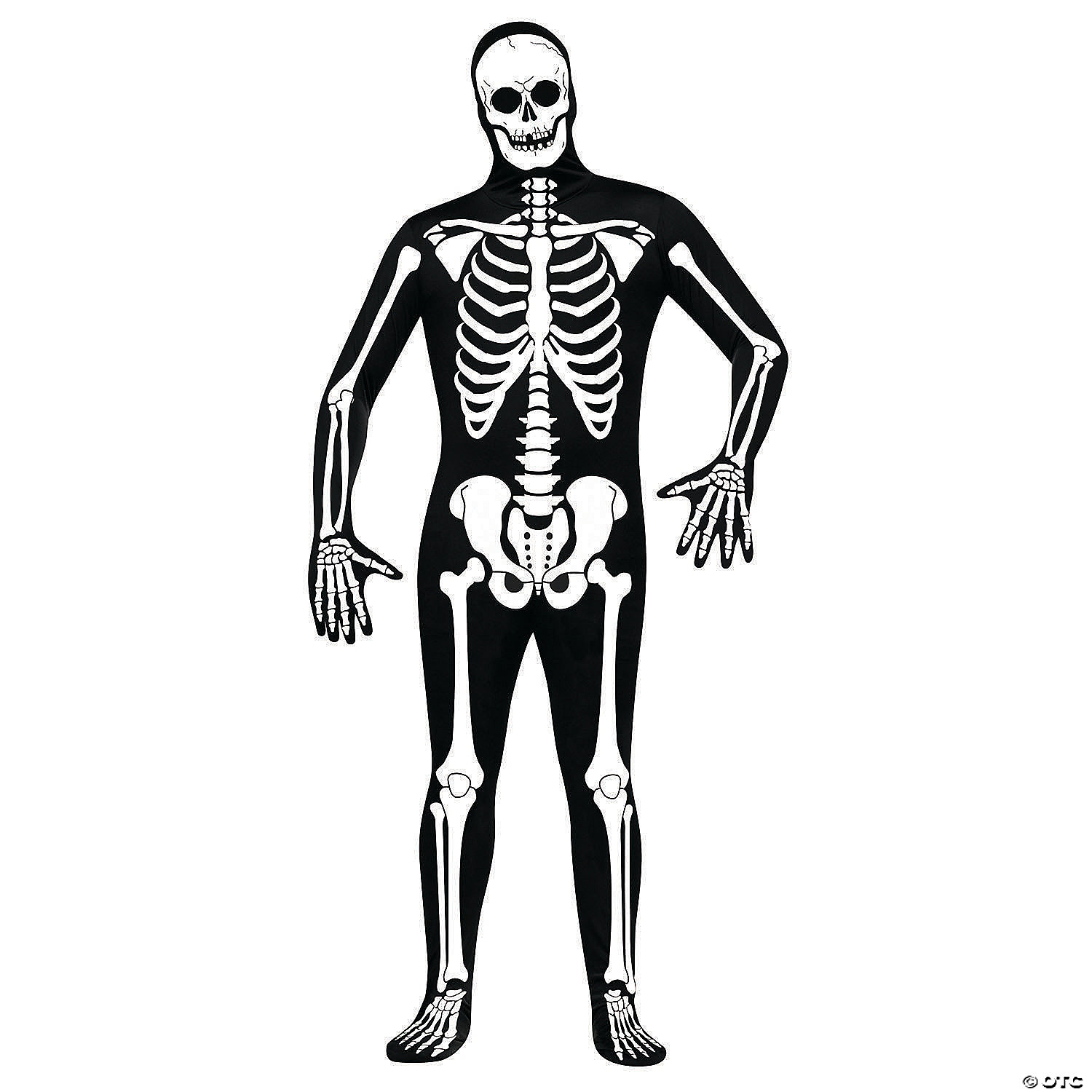 Скелет человека трафарет