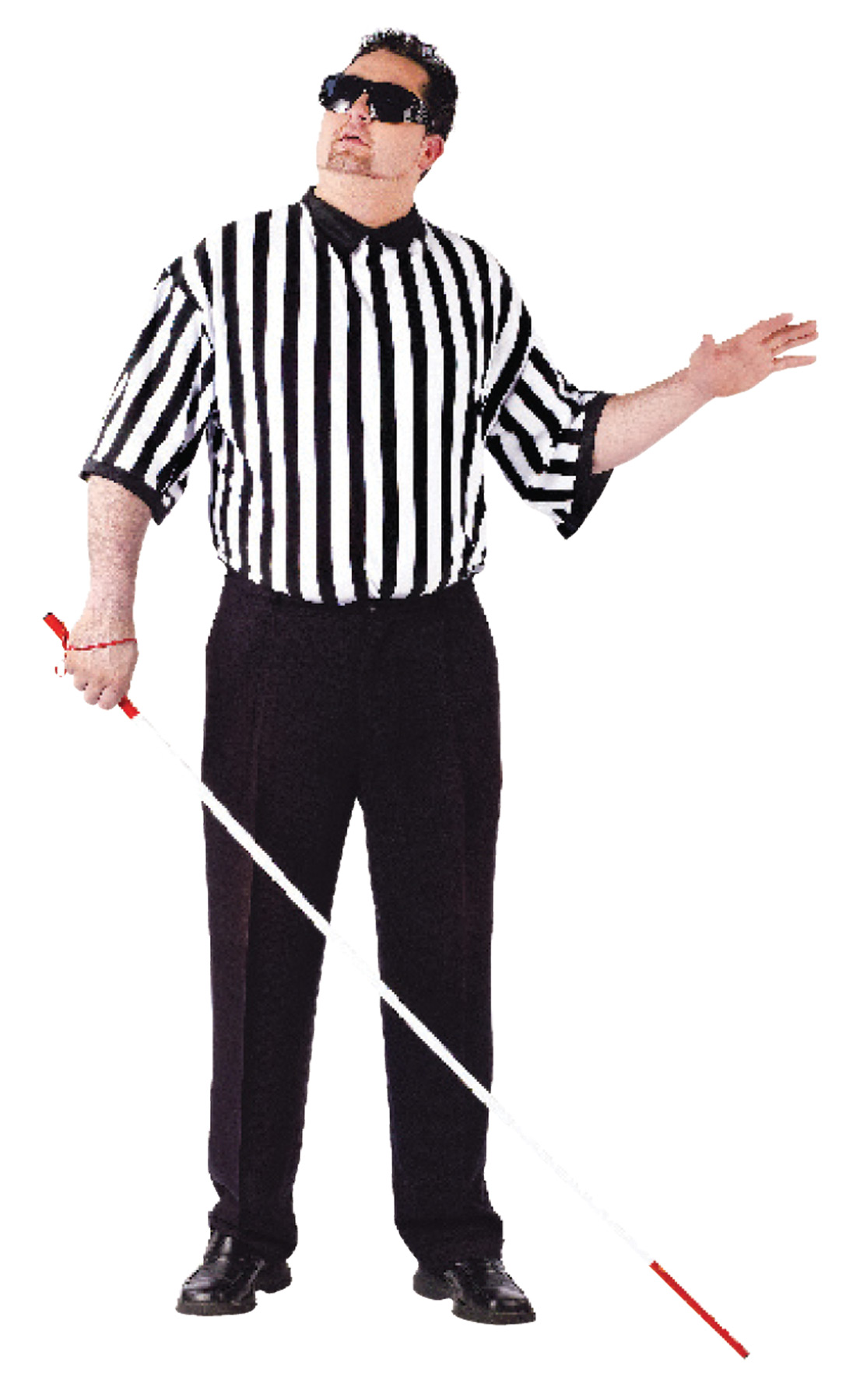 Men's Plus Size Blind Referee  Costume - CostumePub.com.