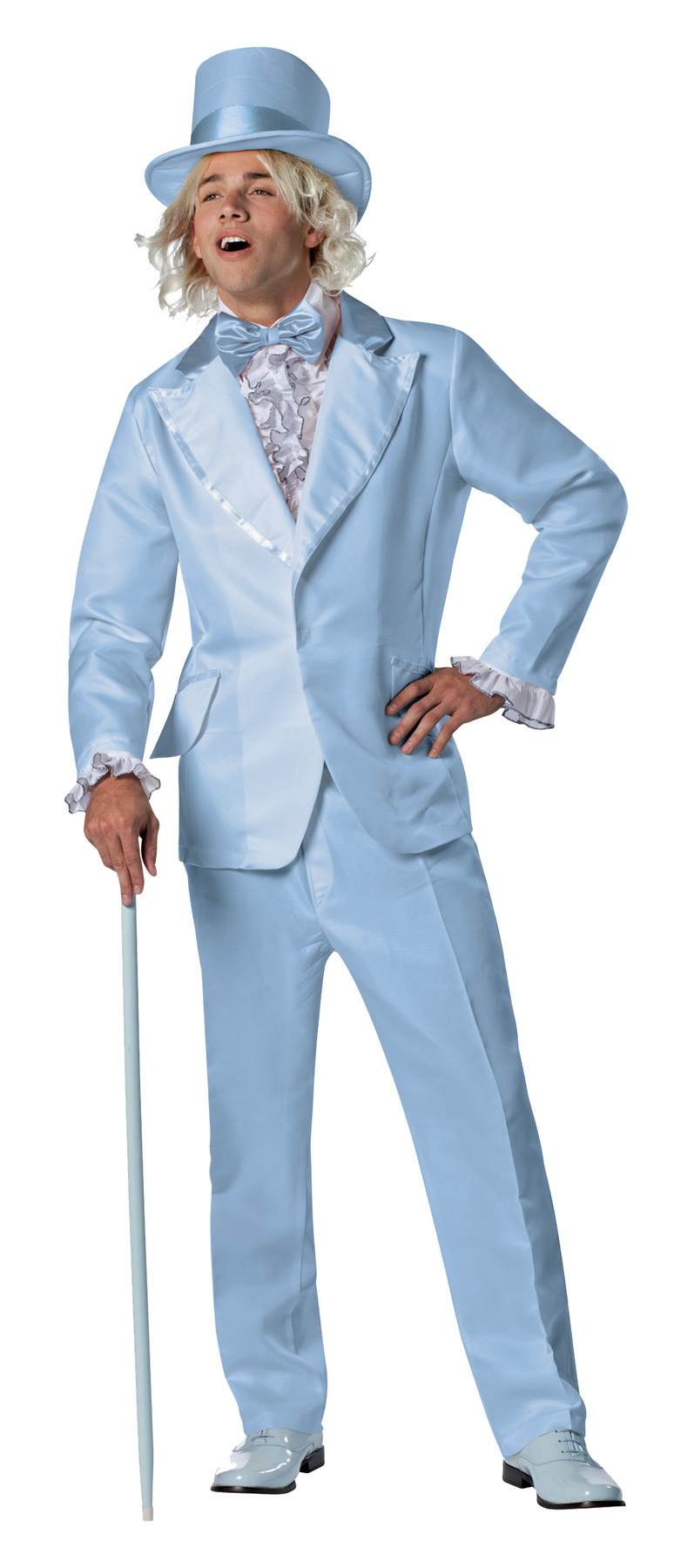 Голубой костюм мужской смешной