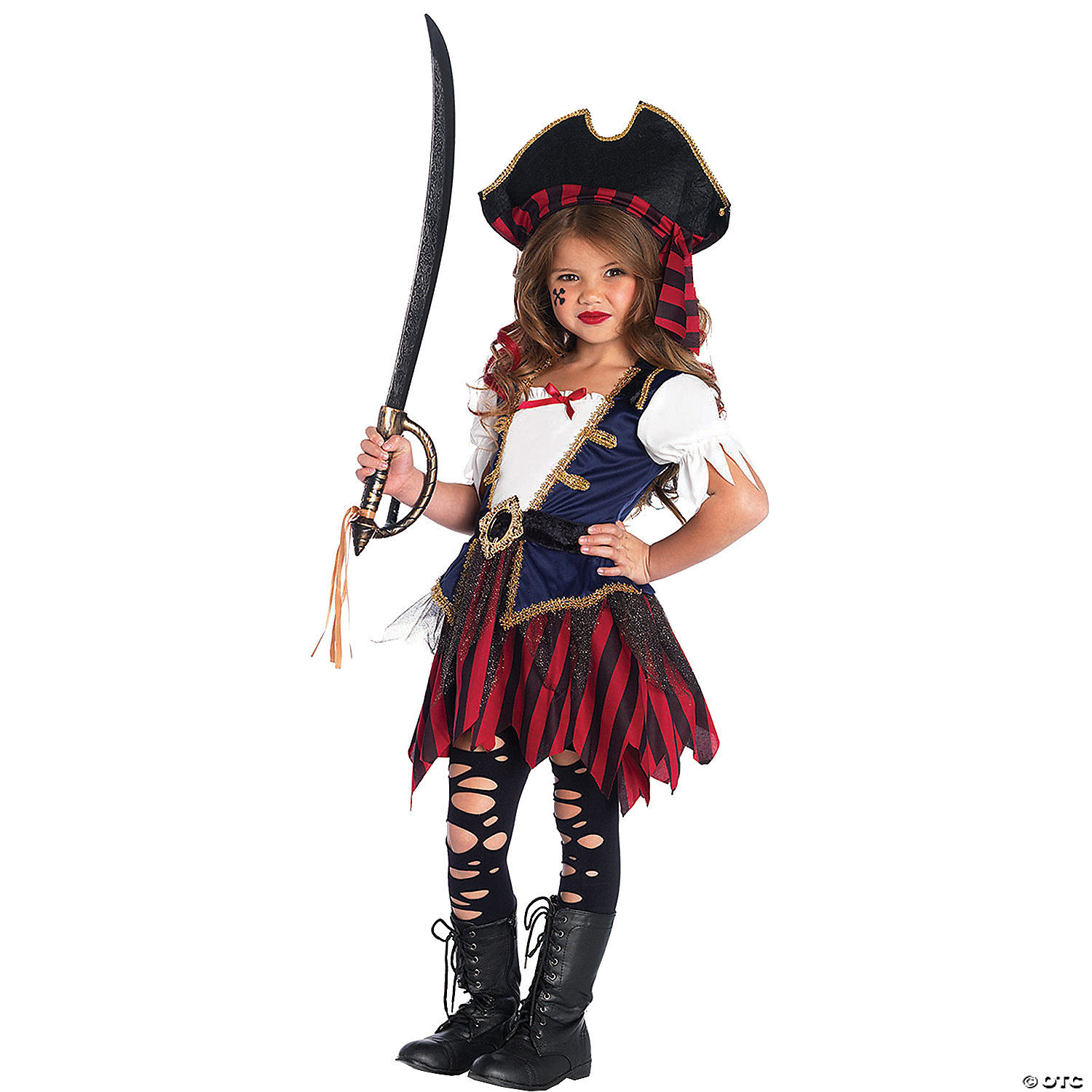 Пиратский костюм для девочки фото